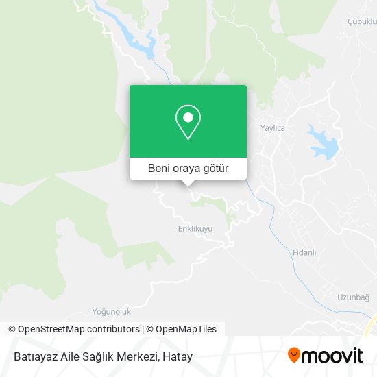 Batıayaz Aile Sağlık Merkezi harita