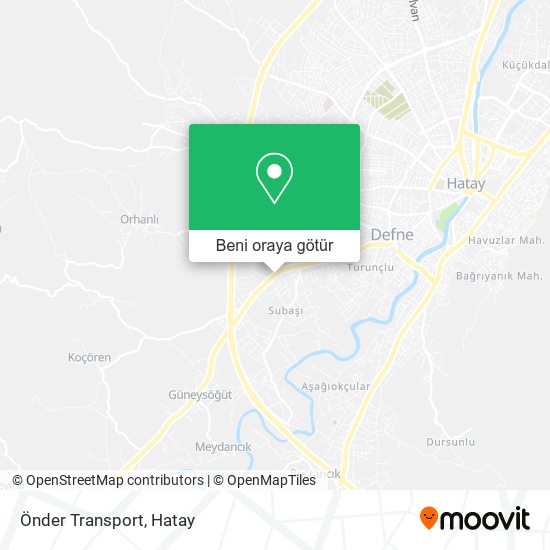Önder Transport harita