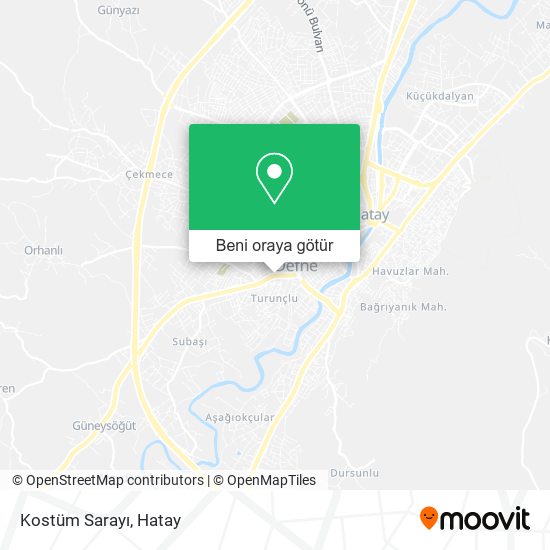 Kostüm Sarayı harita