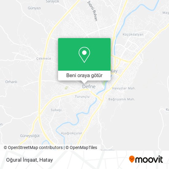 Oğural İnşaat harita