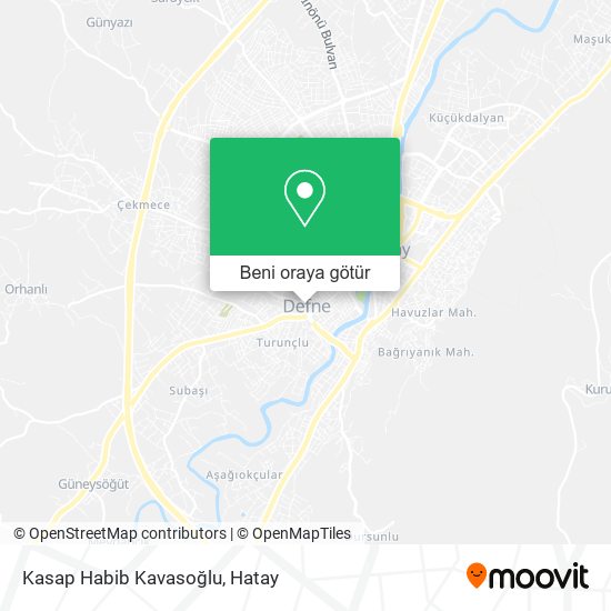 Kasap Habib Kavasoğlu harita