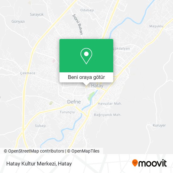 Hatay Kultur Merkezi harita