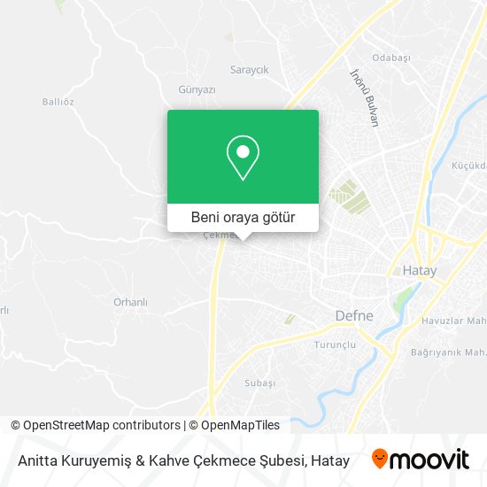 Anitta Kuruyemiş & Kahve Çekmece Şubesi harita