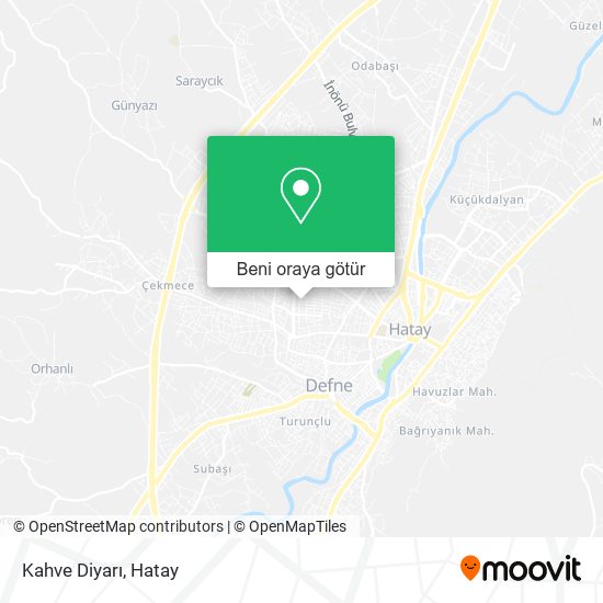Kahve Diyarı harita