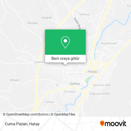 Cuma Pazarı harita