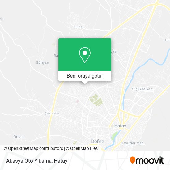 Akasya Oto Yıkama harita
