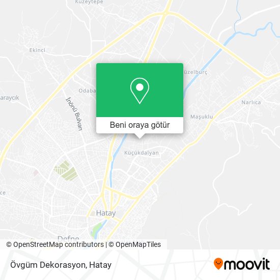 Övgüm Dekorasyon harita