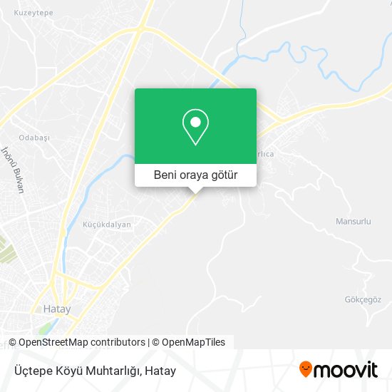 Üçtepe Köyü Muhtarlığı harita