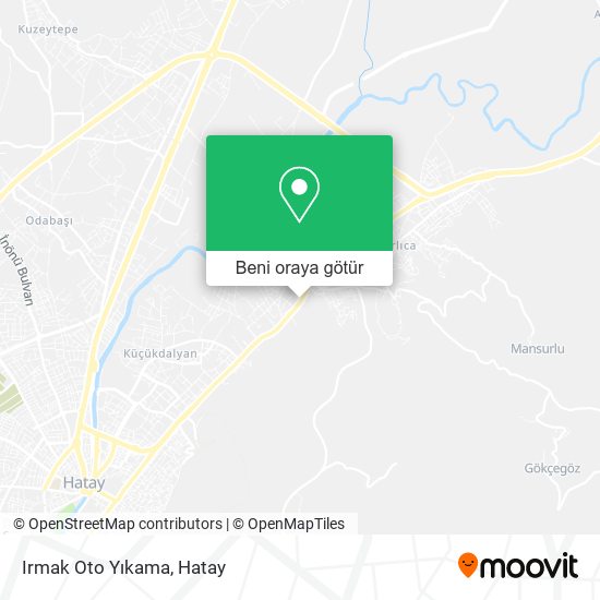 Irmak Oto Yıkama harita