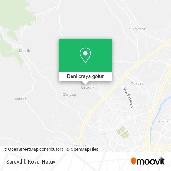 Saraydık Köyü harita