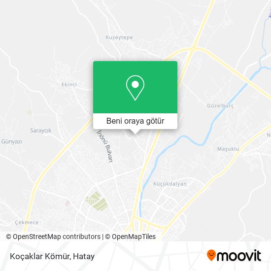 Koçaklar Kömür harita