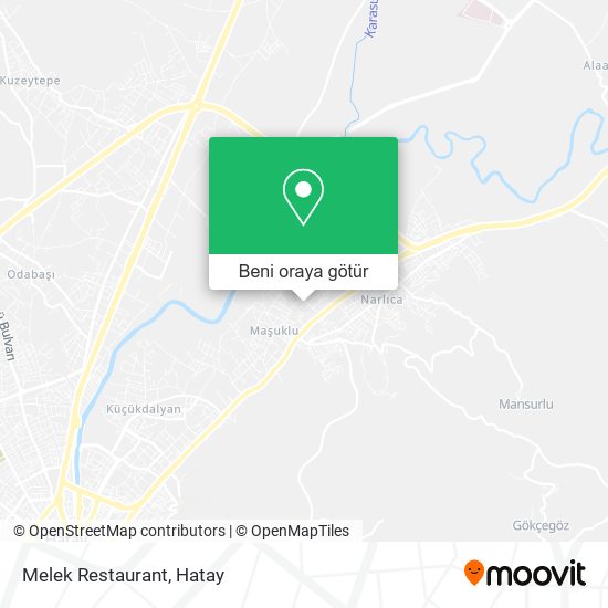 Melek Restaurant harita