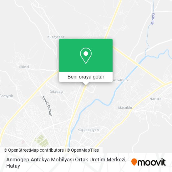 Anmogep Antakya Mobilyası Ortak Üretim Merkezi harita