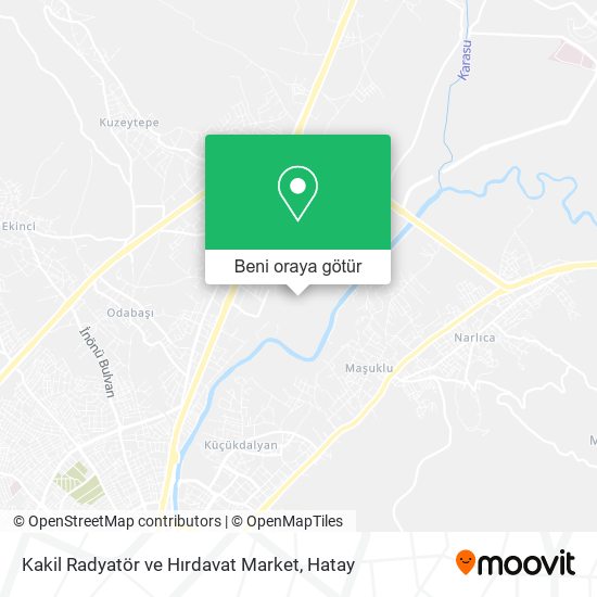 Kakil Radyatör ve Hırdavat Market harita