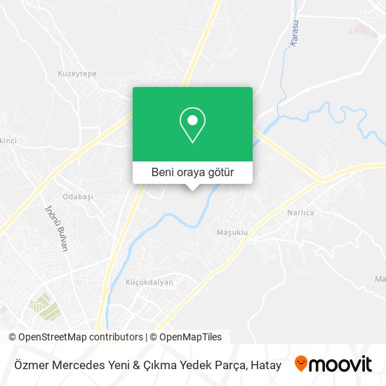 Özmer Mercedes Yeni & Çıkma Yedek Parça harita