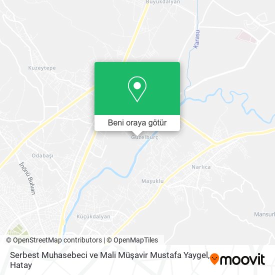 Serbest Muhasebeci ve Mali Müşavir Mustafa Yaygel harita