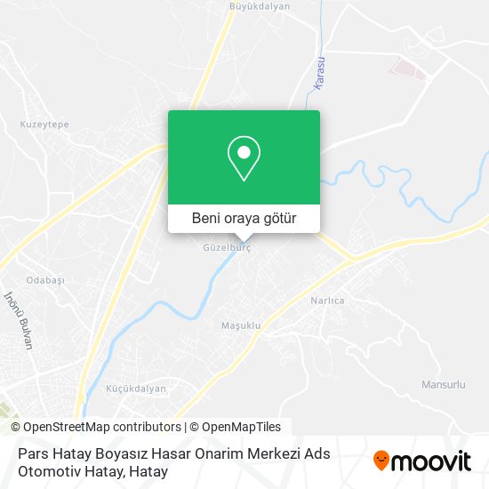 Pars Hatay Boyasız Hasar Onarim Merkezi Ads Otomotiv Hatay harita
