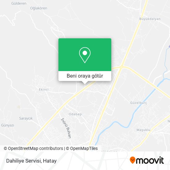Dahiliye Servisi harita