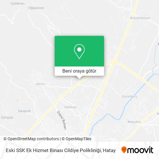 Eski SSK Ek Hizmet Binası Cildiye Polikliniği harita