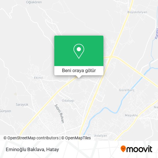 Eminoğlu Baklava harita