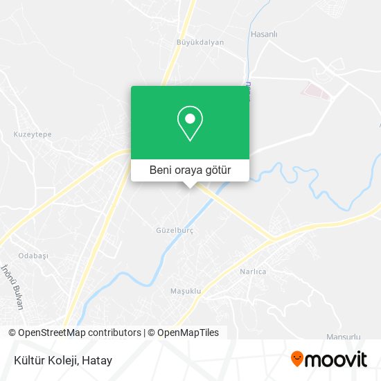 Kültür Koleji harita