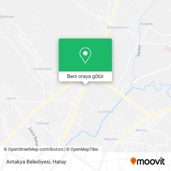 Antakya Belediyesi harita