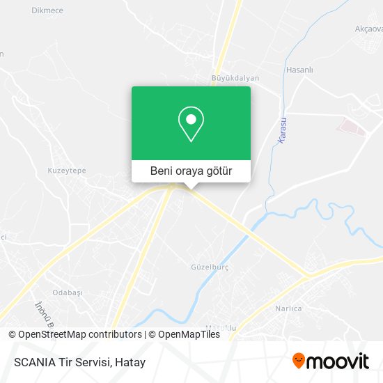 SCANIA Tir Servisi harita