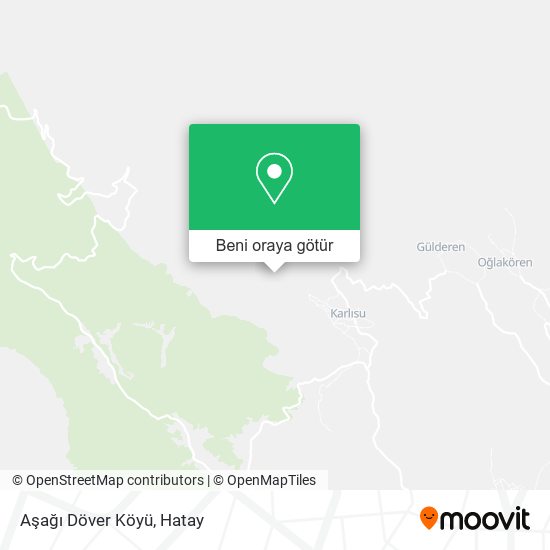 Aşağı Döver Köyü harita