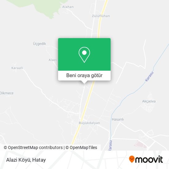 Alazi Köyü harita