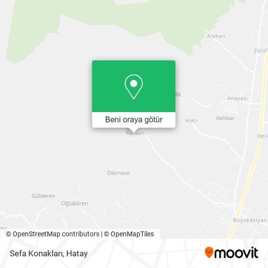 Sefa Konakları harita