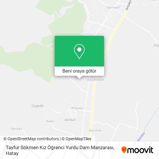 Tayfur Sökmen Kız Öğrenci Yurdu Dam Manzarası harita