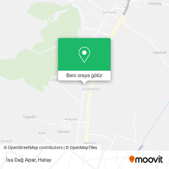 İsa Dağ Apar harita