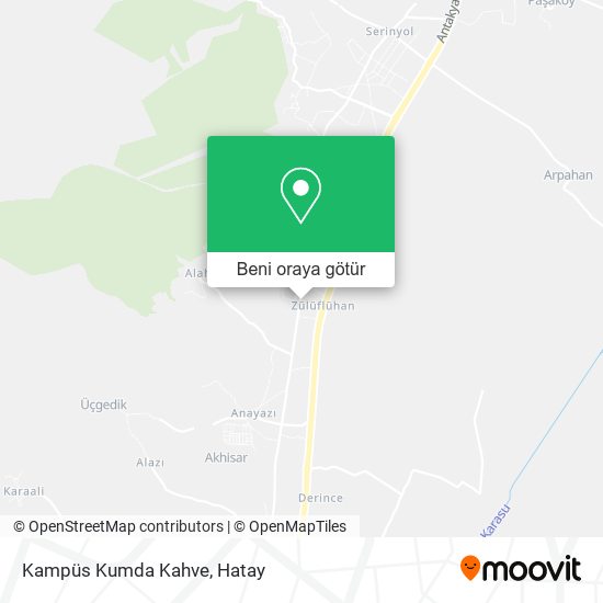 Kampüs Kumda Kahve harita
