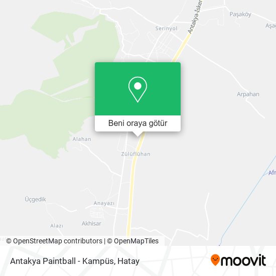 Antakya Paintball - Kampüs harita