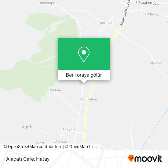 Alaçatı Cafe harita