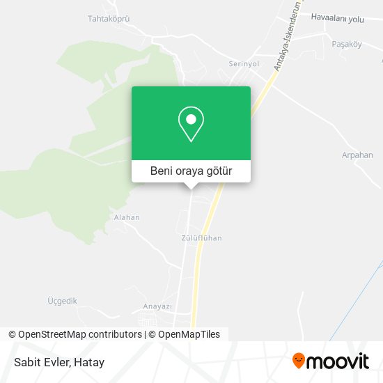 Sabit Evler harita