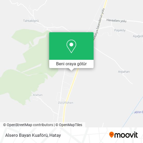 Alsero Bayan Kuaförü harita