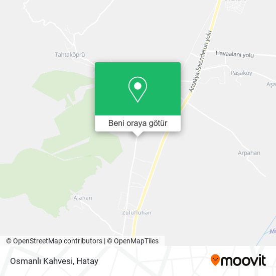 Osmanlı Kahvesi harita