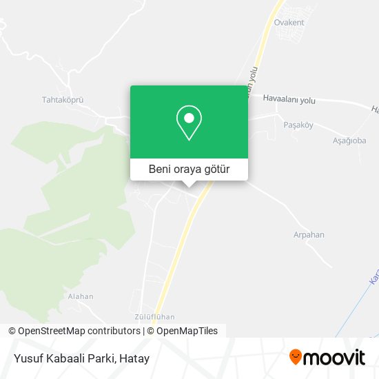 Yusuf Kabaali Parki harita