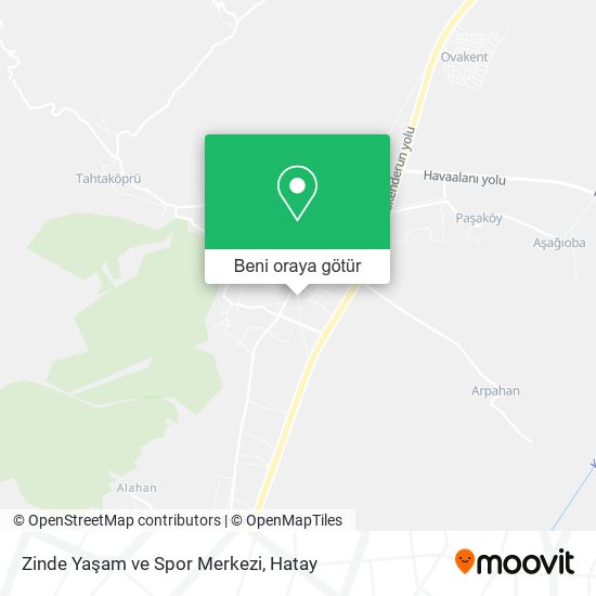 Zinde Yaşam ve Spor Merkezi harita