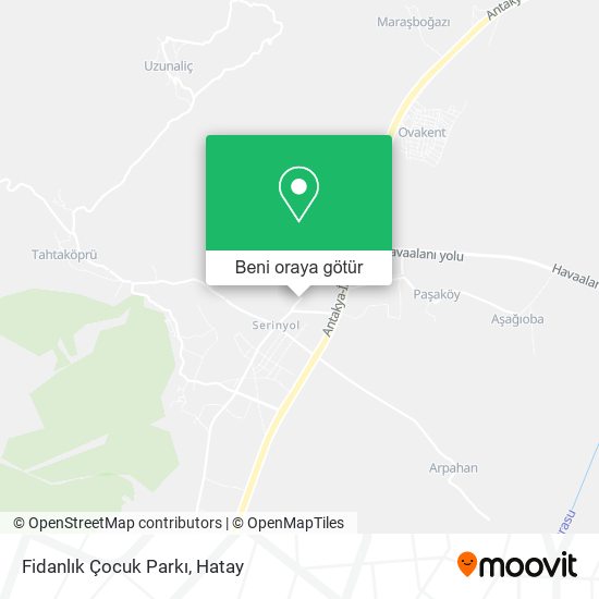 Fidanlık Çocuk Parkı harita