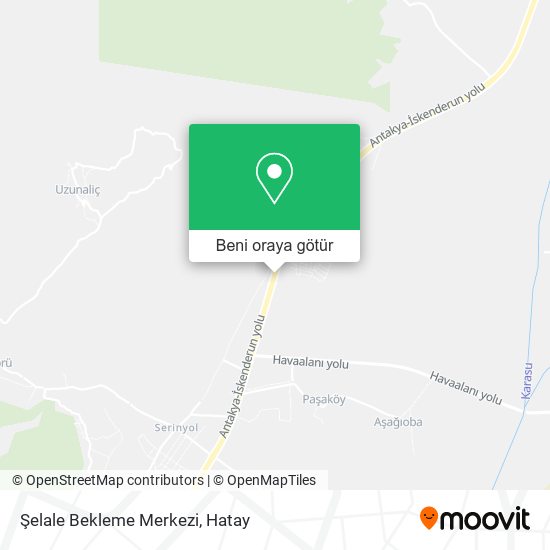 Şelale Bekleme Merkezi harita