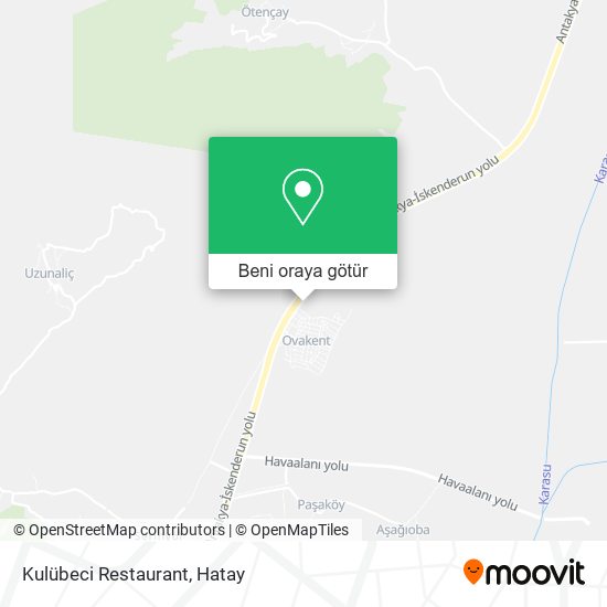 Kulübeci Restaurant harita