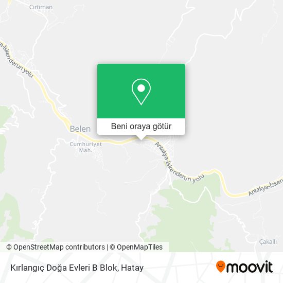 Kırlangıç Doğa Evleri B Blok harita