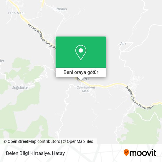 Belen Bilgi Kirtasiye harita