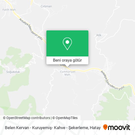 Belen Kervan - Kuruyemiş- Kahve - Şekerleme harita