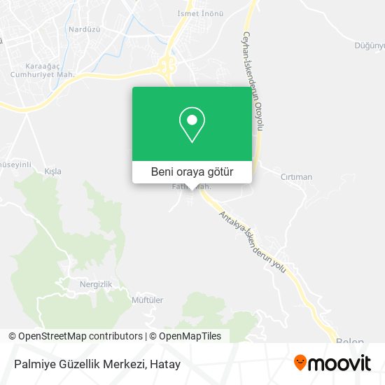 Palmiye Güzellik Merkezi harita