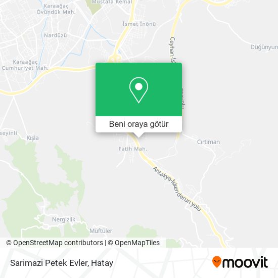 Sarimazi Petek Evler harita