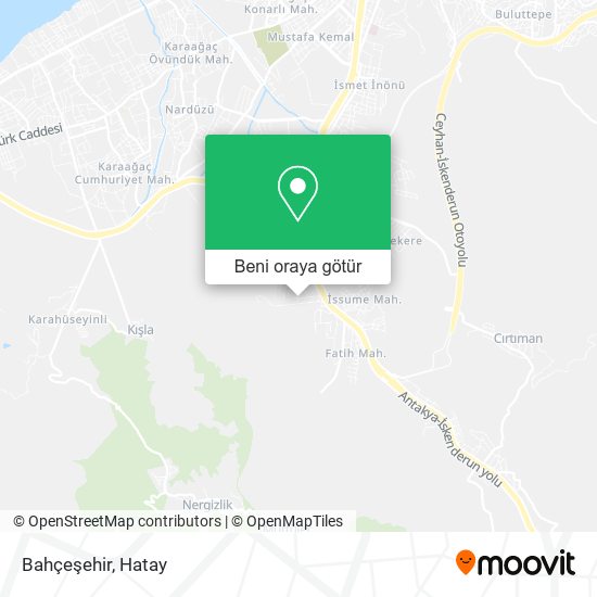 Bahçeşehir harita