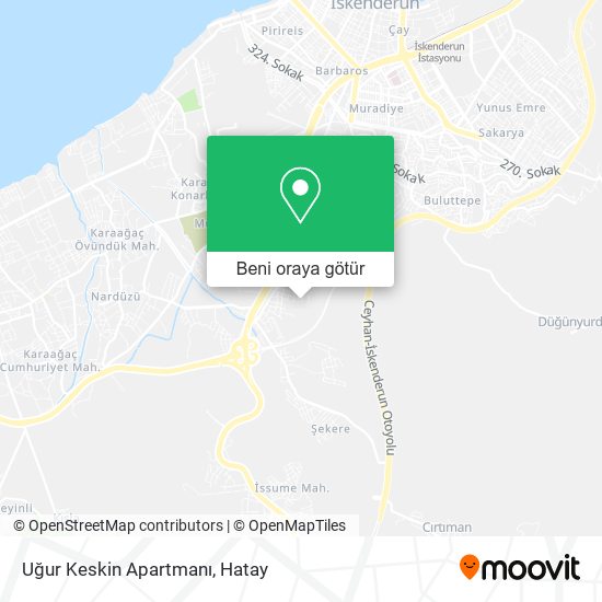 Uğur Keskin Apartmanı harita